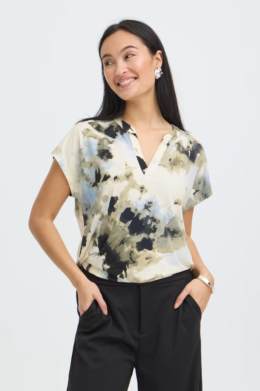 Frseen Tee 10 (Watercolour Bloom Ice Water)