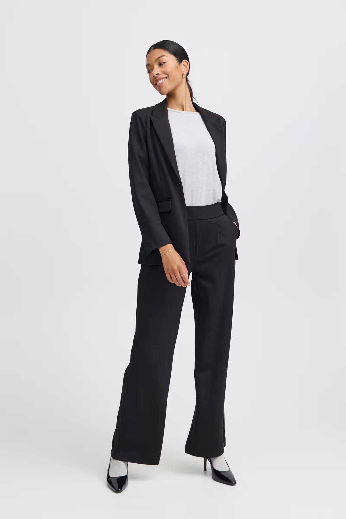 Byrizetta Wide Pants (Black)