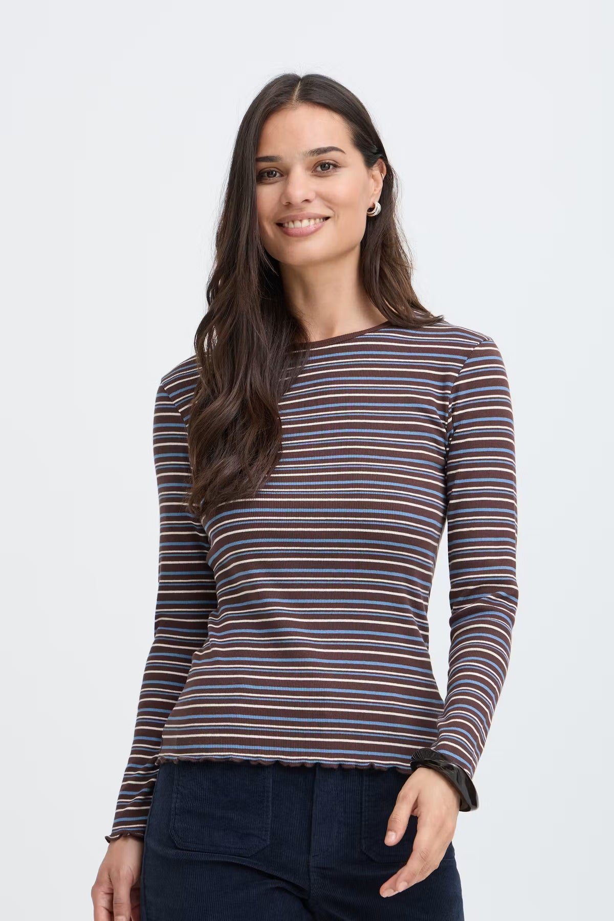 Bytone Long Sleeve T-Shirt (Java Stripe)