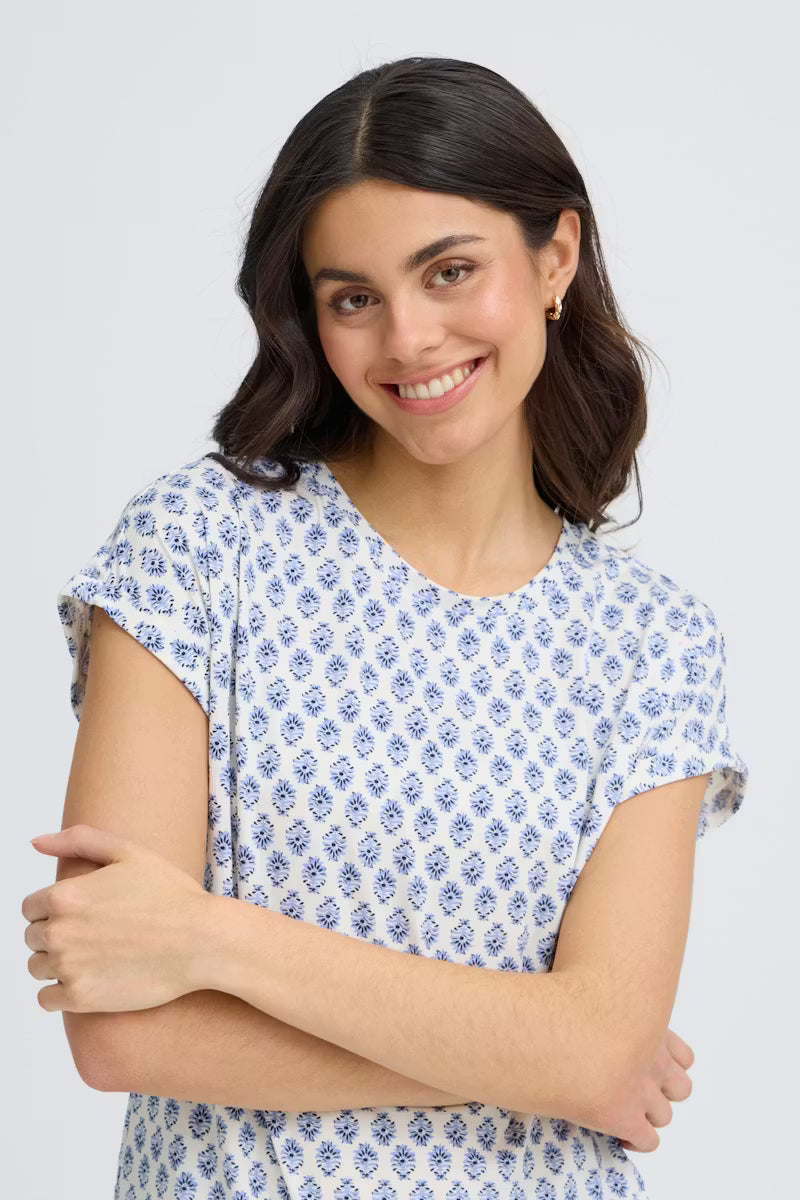 Frseen T-Shirt (Hydrangea Wild Loom / Blue)