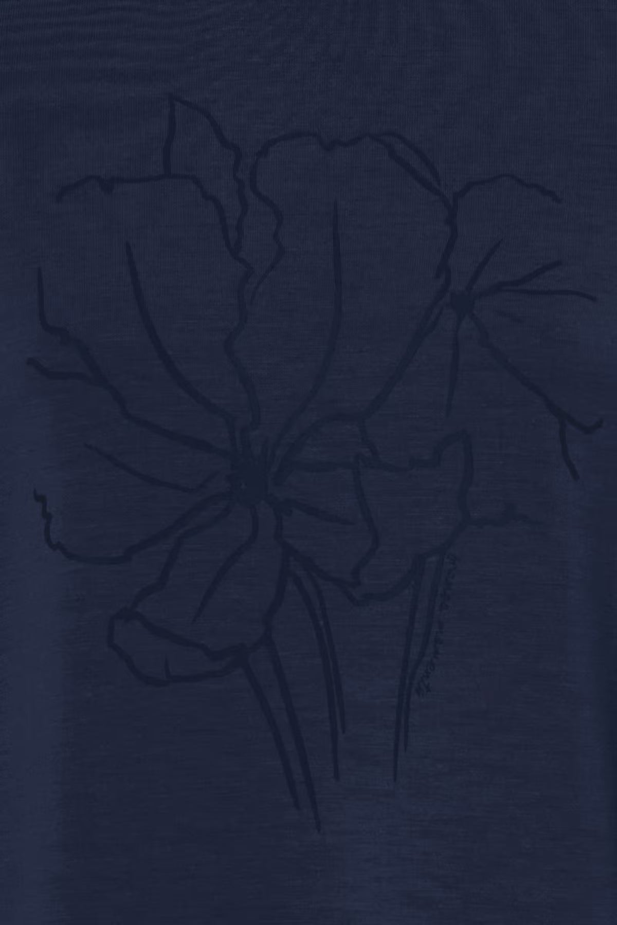 Fraurora Pullover (Draw Flower Navy Blazer)