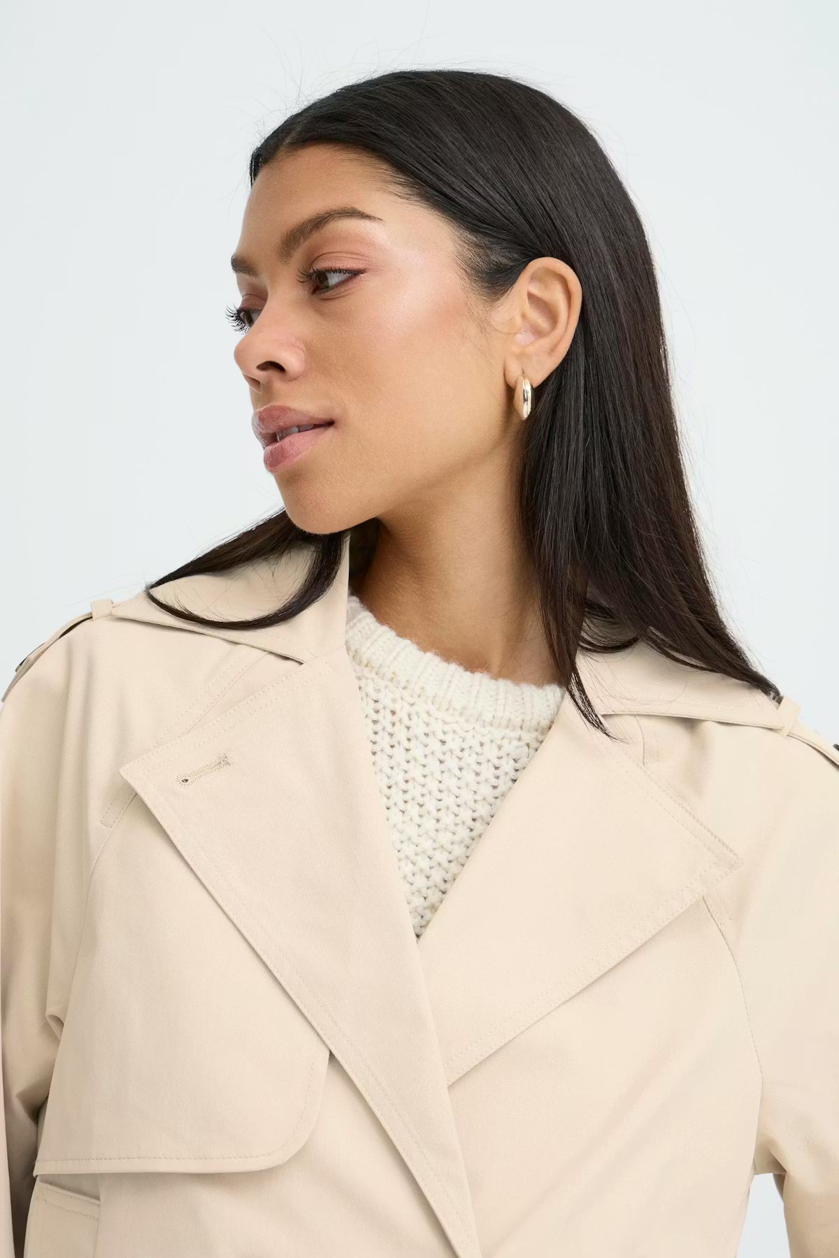 Byamona Short Trench Coat