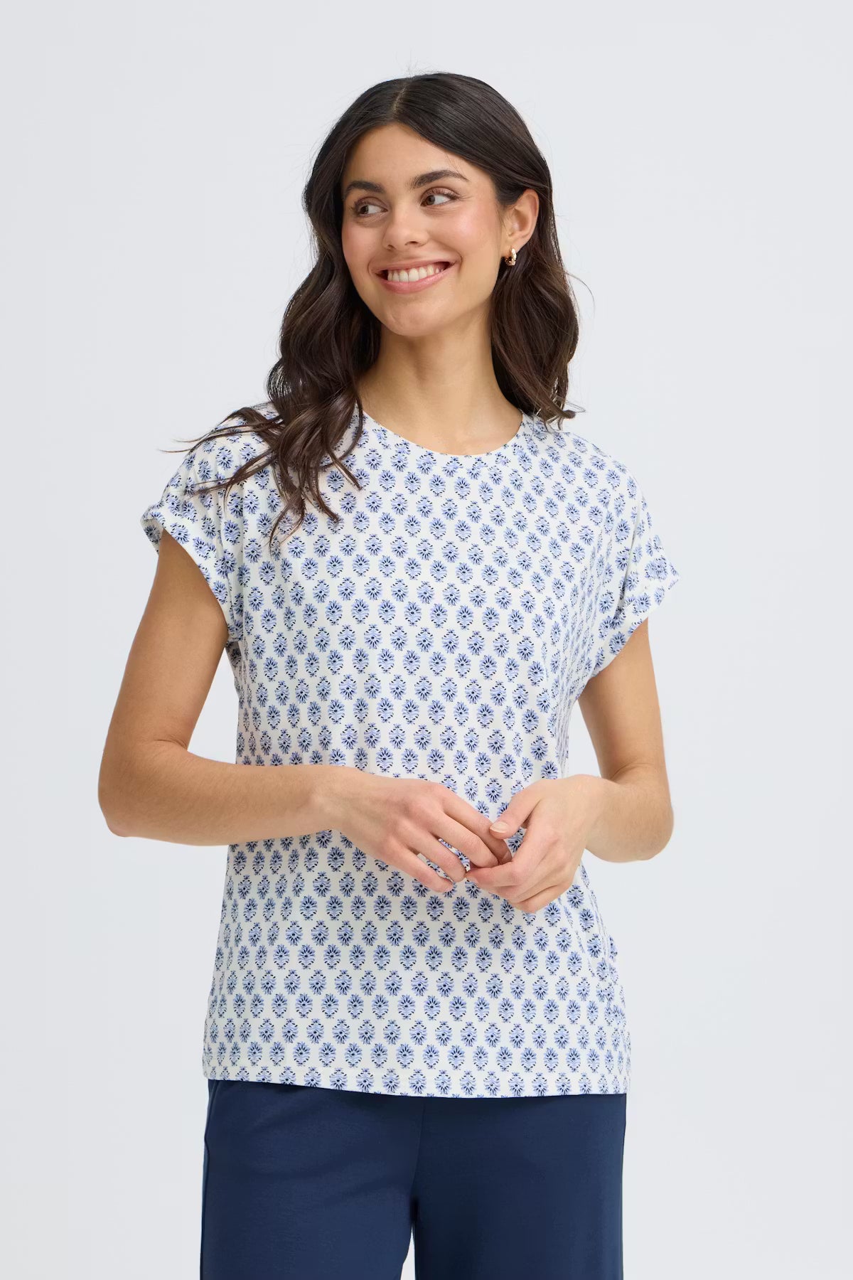 Frseen T-Shirt (Hydrangea Wild Loom / Blue)