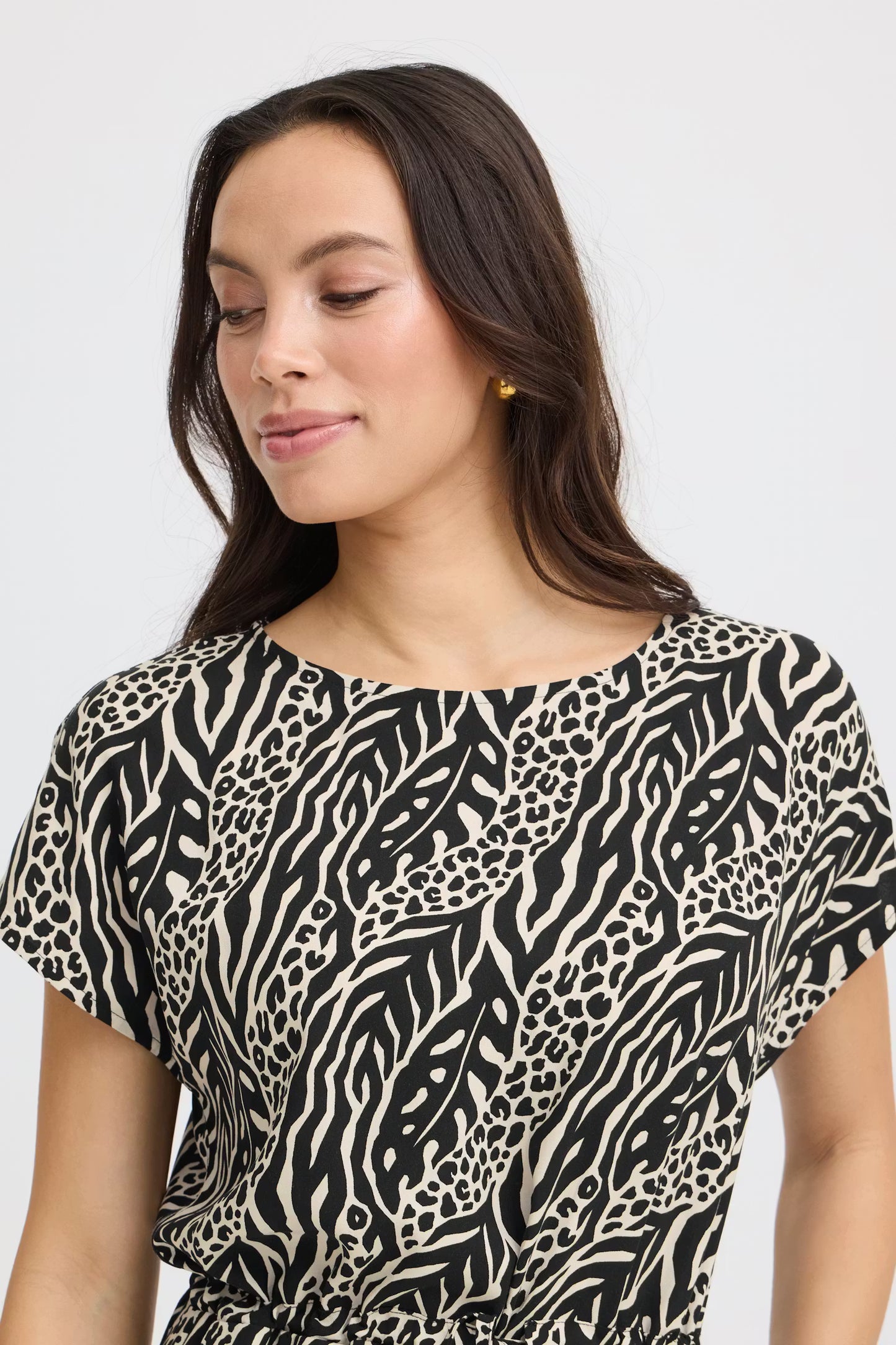 Bymmjoella O Neck Dress - Black