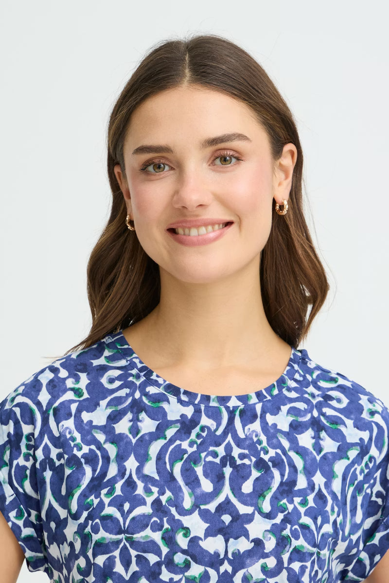 Frseen Tee (Navy/Green)