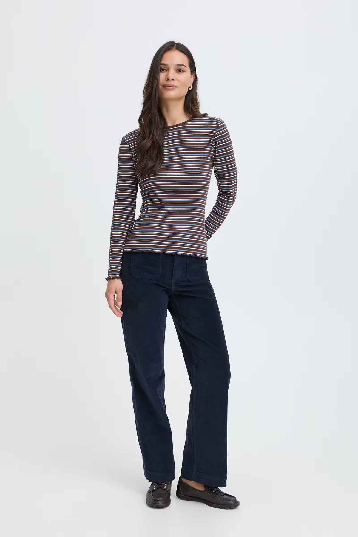 Bytone Long Sleeve T-Shirt (Java Stripe)