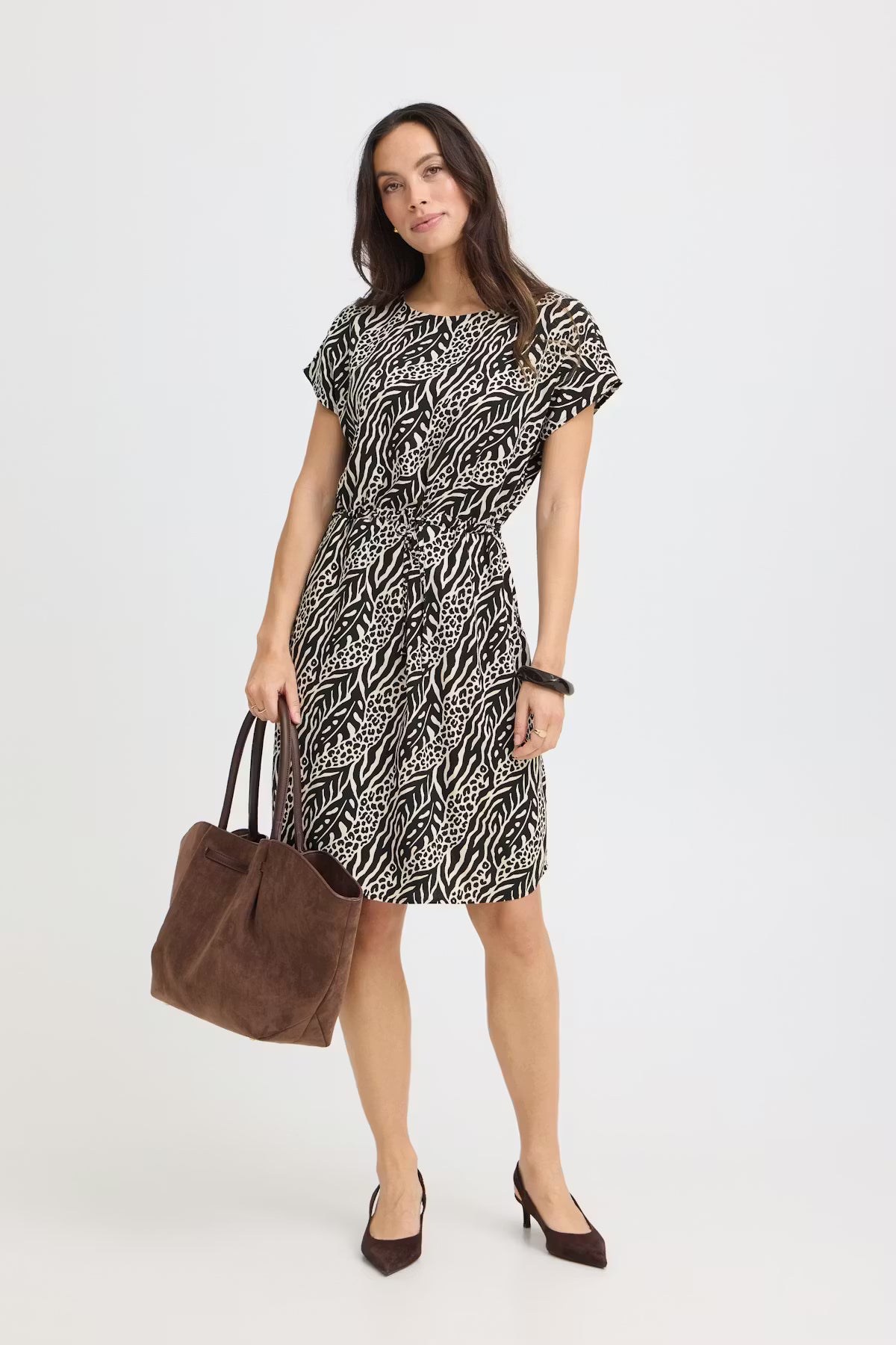 Bymmjoella O Neck Dress - Black