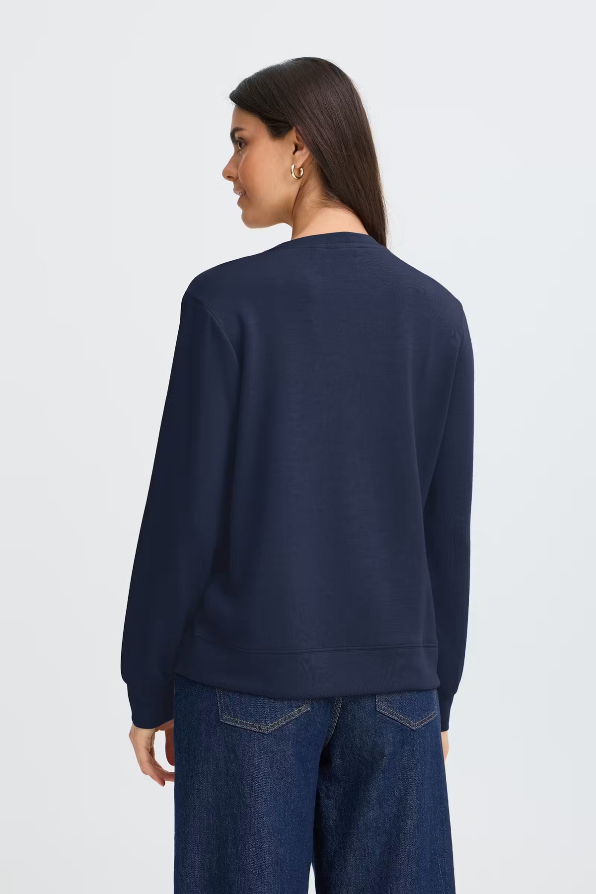 Fraurora Pullover (Draw Flower Navy Blazer)