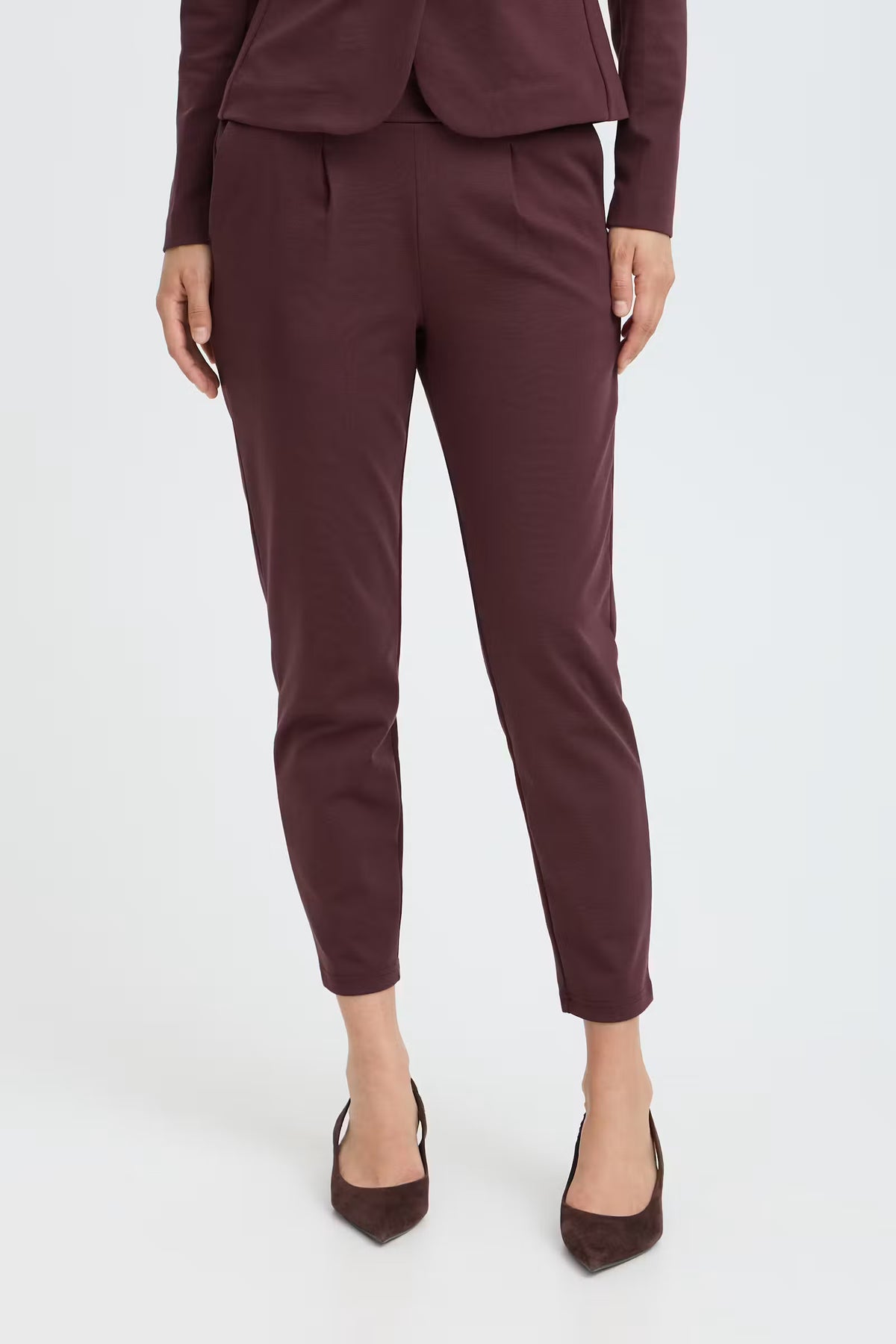 Rizetta Crop Pants (Fudge)