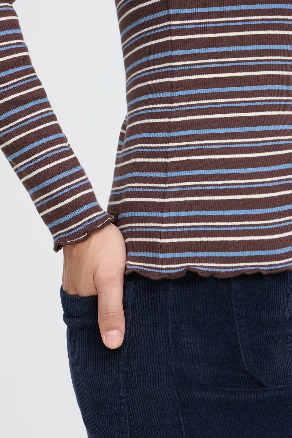 Bytone Long Sleeve T-Shirt (Java Stripe)