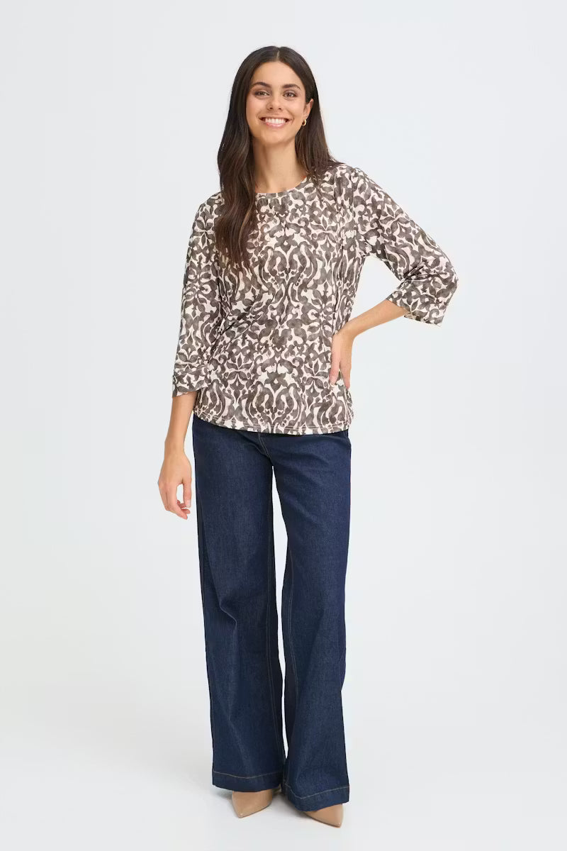 Frseen Tee 8 (Boho Bloom Smokey Olive)