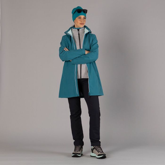 CMP longline softshell jacket