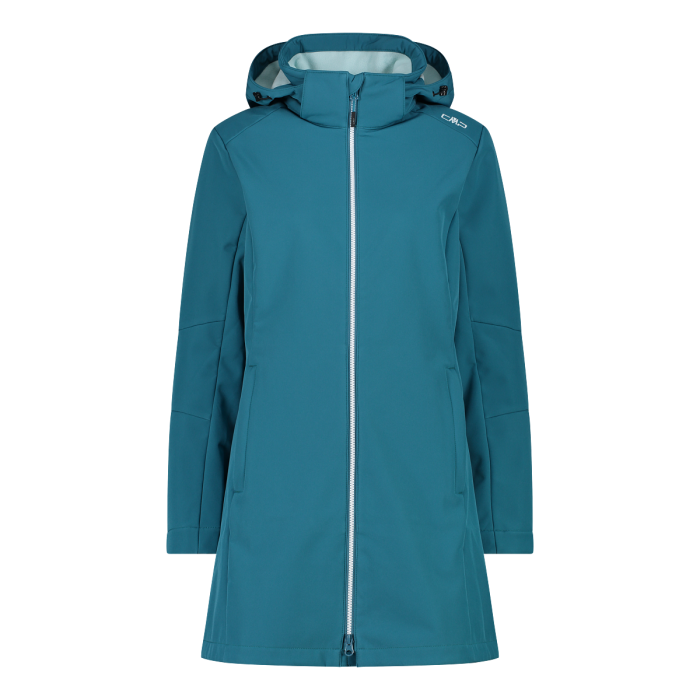 CMP longline softshell jacket