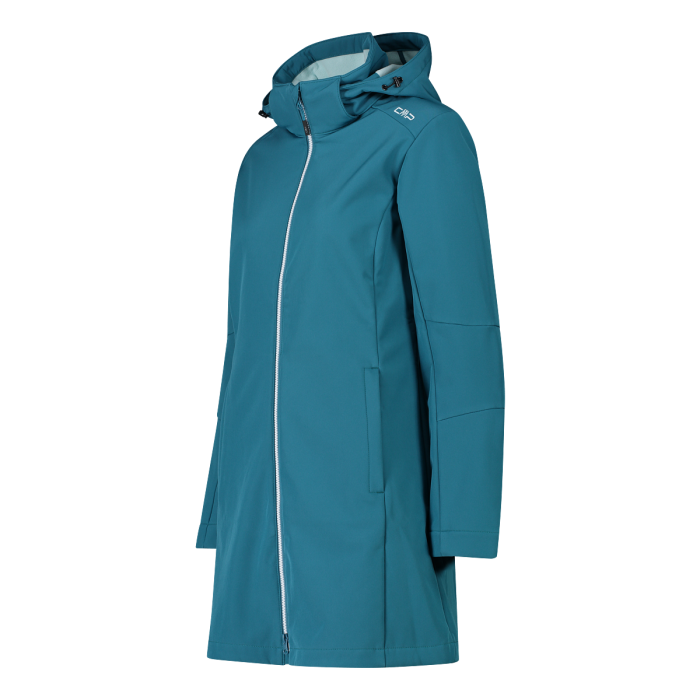 CMP longline softshell jacket