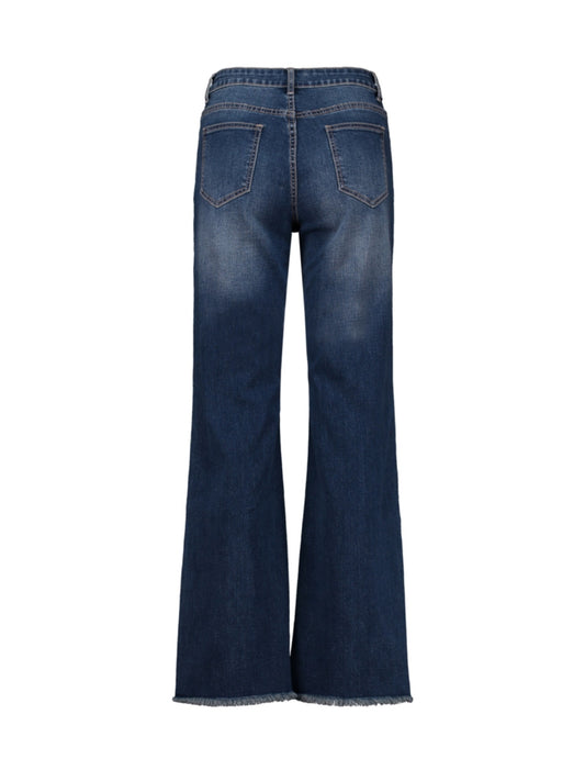 Ju44lina 7/8 Jean Dark Blue