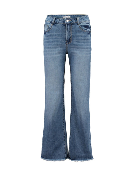 Ju44lina 7/8 Jean Mid Blue