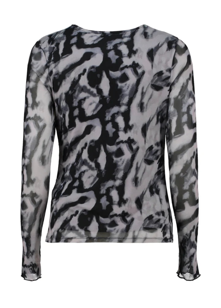 Ju44liana Mesh Stretch Top