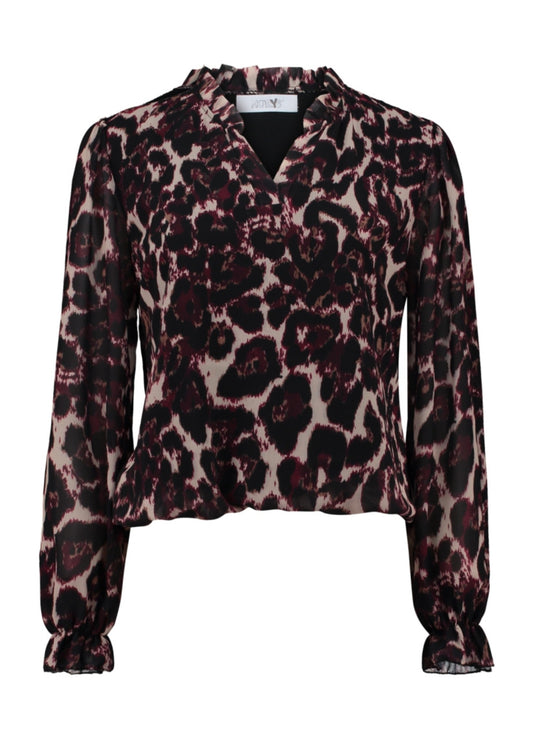 SH P DR Ro44mina - 8634 burgundy flowers