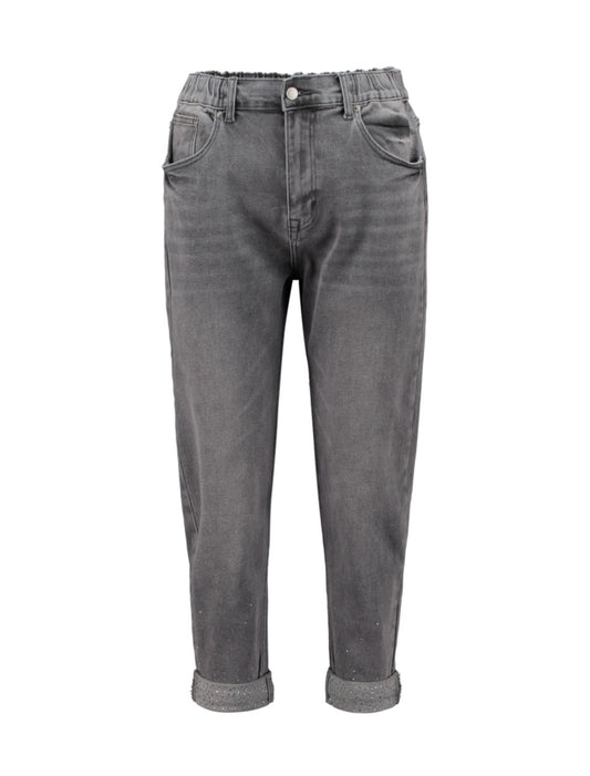 Mi44rell Jean (Grey glitter)