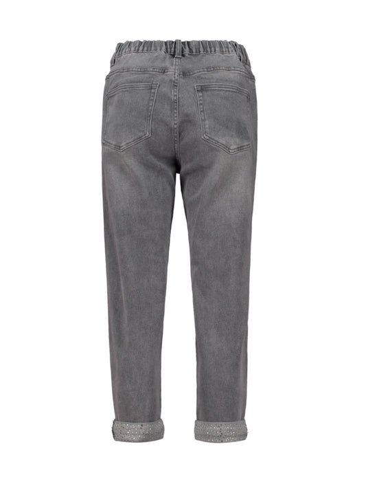 Mi44rell Jean (Grey glitter)