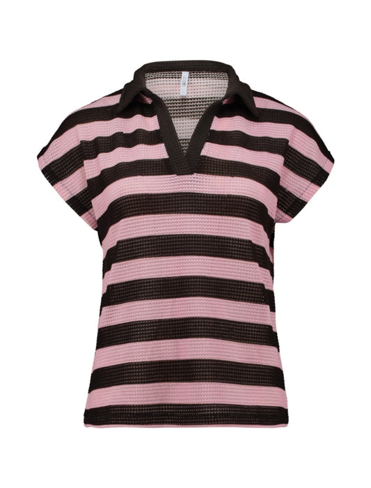 Is44a Top - cocoa/silky rose