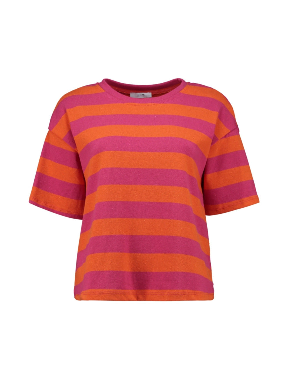 Ge44orgia Top (pink/orange stripe)