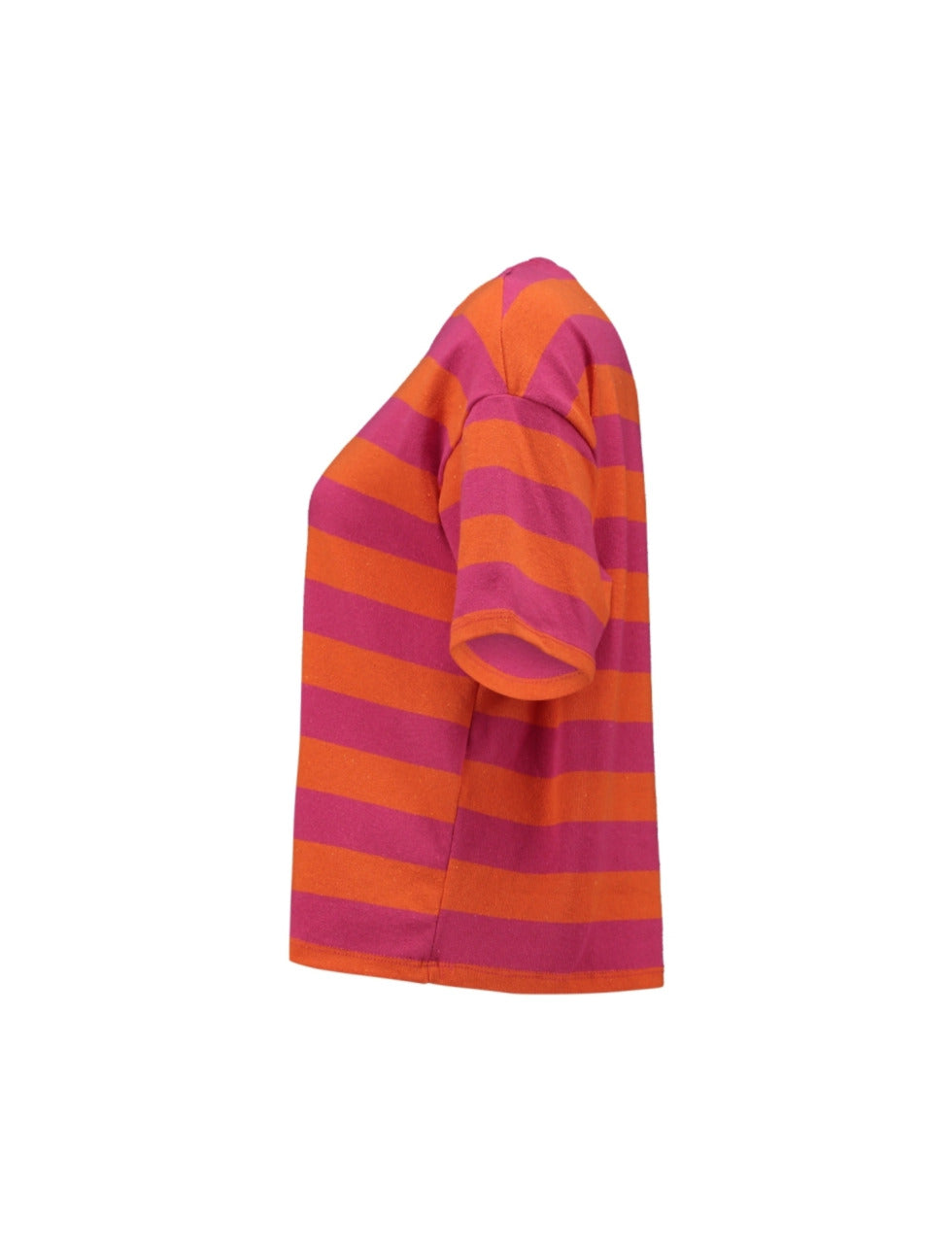 Ge44orgia Top (pink/orange stripe)