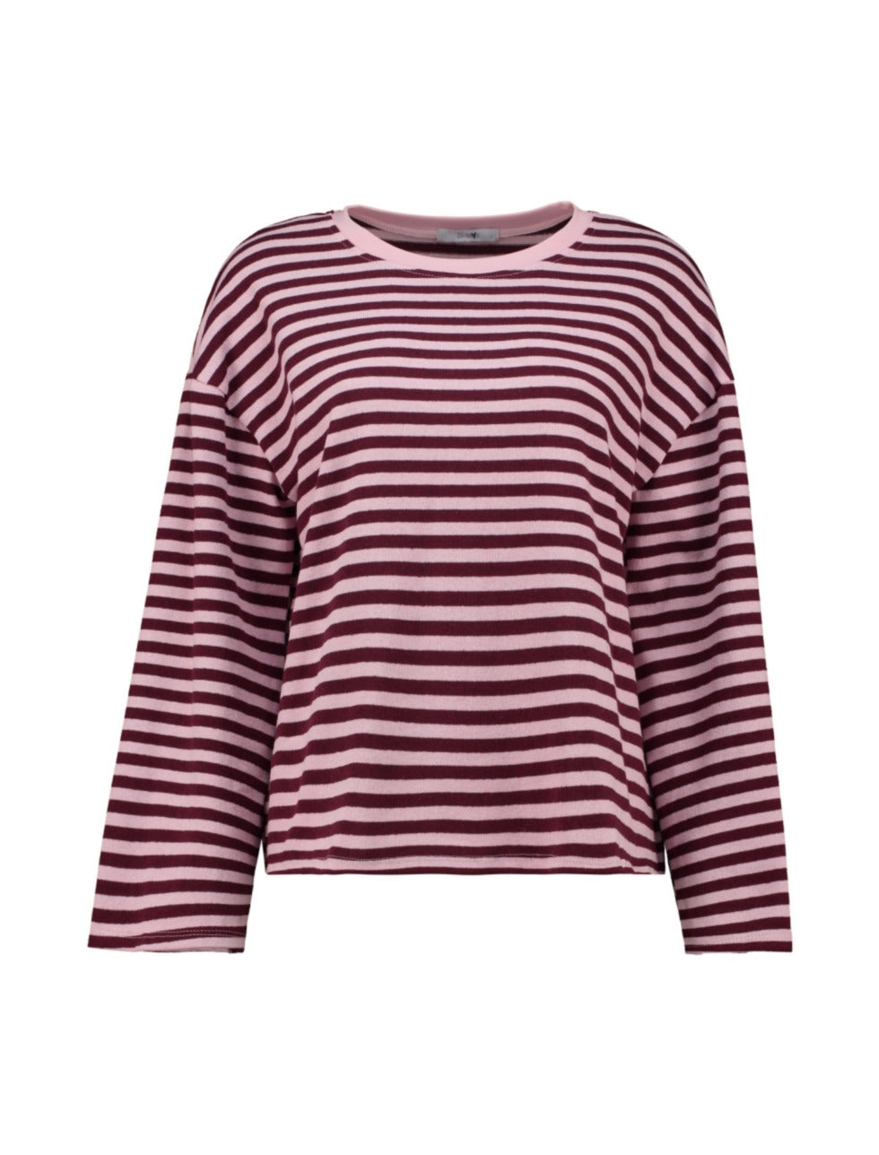 Ge44orgia Top - dcherry stripe