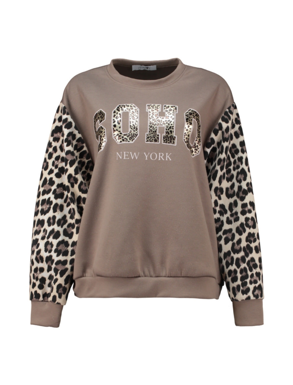 Ne44wyork Sweatshirt - taupe/leo