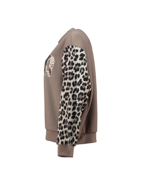 Ne44wyork Sweatshirt - taupe/leo