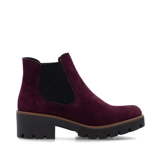 Rieker 79265-30 red ankle boot