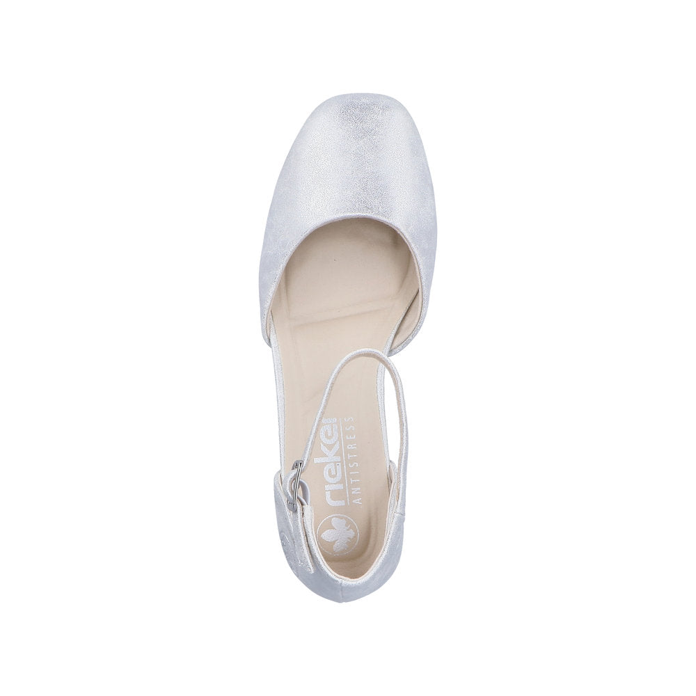 Rieker 44762-90 Silver Heel