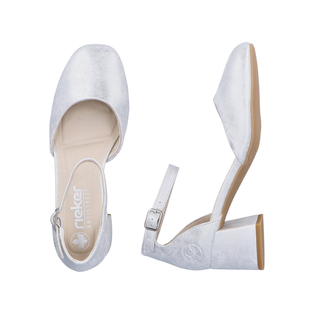 Rieker 44762-90 Silver Heel
