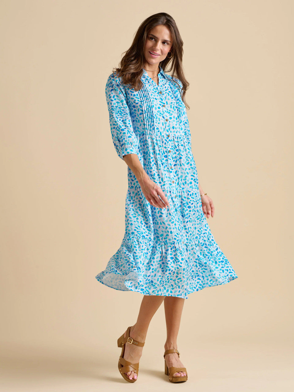 Sea Glitter Midi Dress