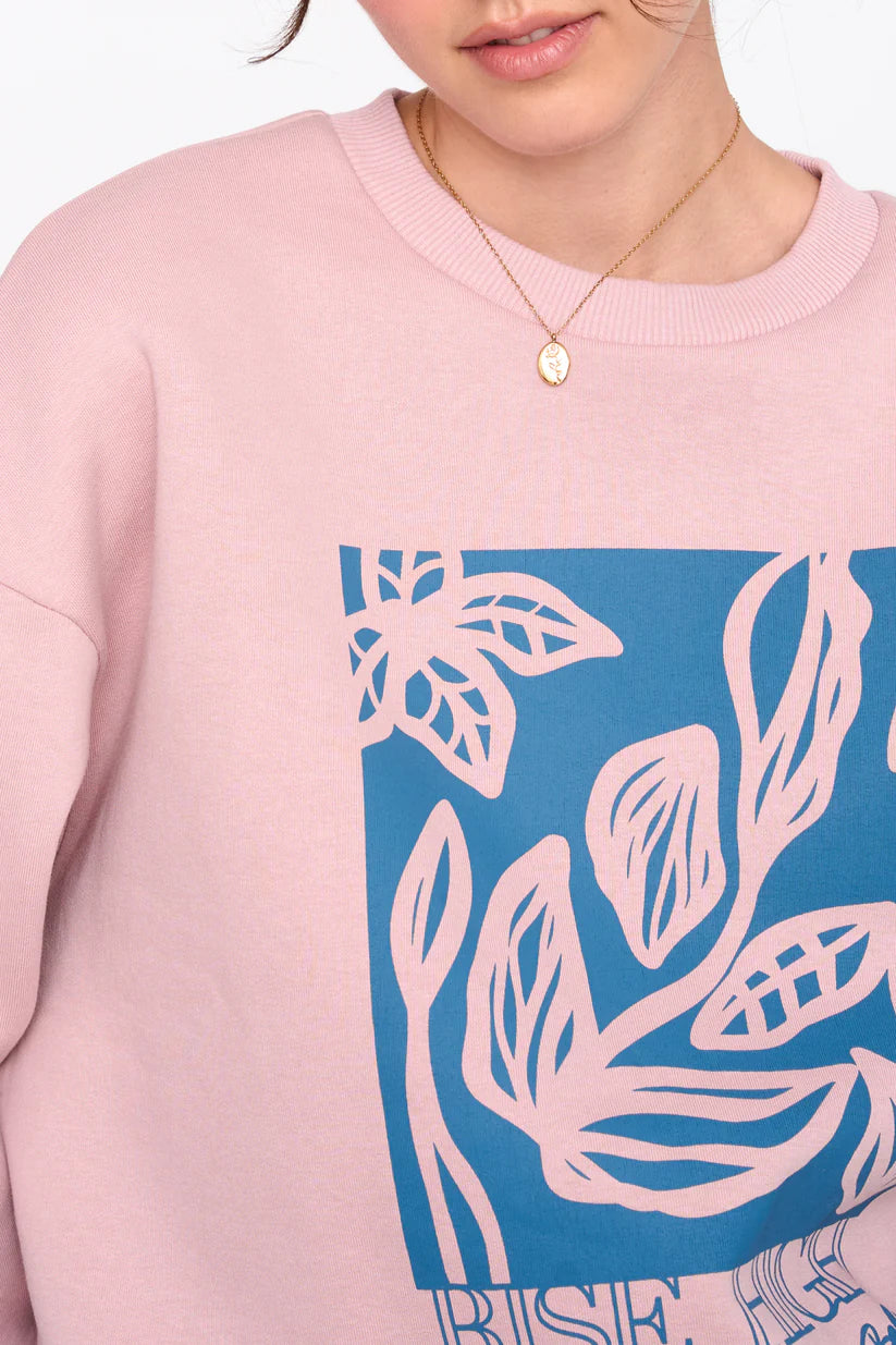 Sweatshirt in Pink