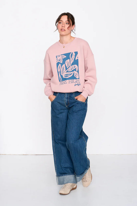 Sweatshirt in Pink
