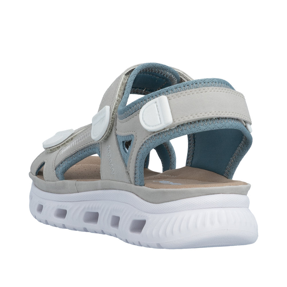 Rieker Grey Sandal 64074-40