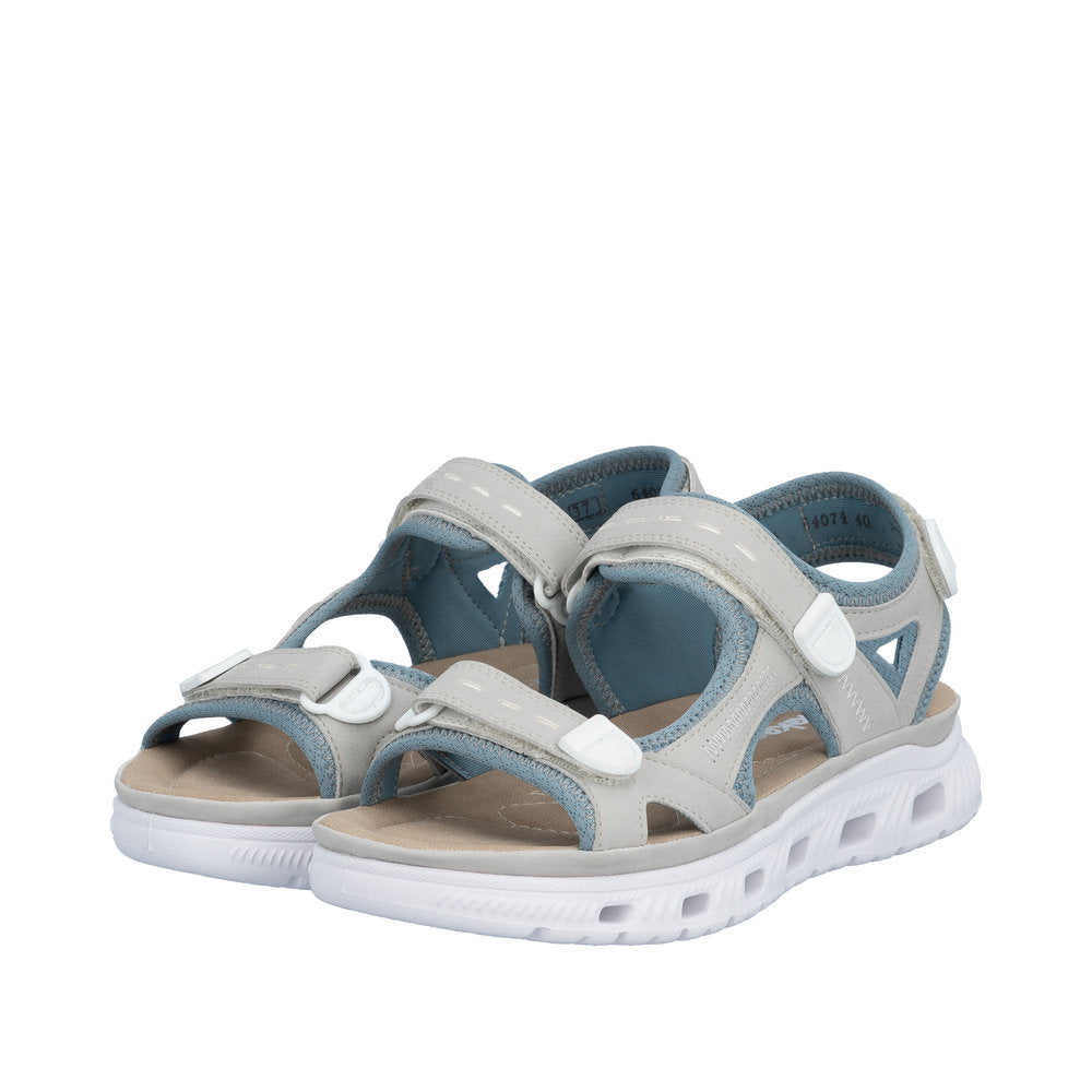 Rieker Grey Sandal 64074-40