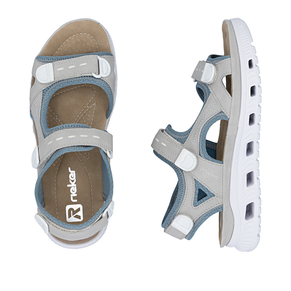 Rieker Grey Sandal 64074-40