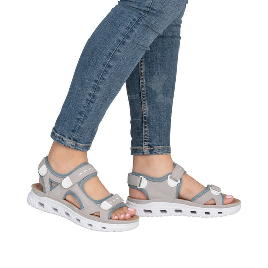 Rieker Grey Sandal 64074-40