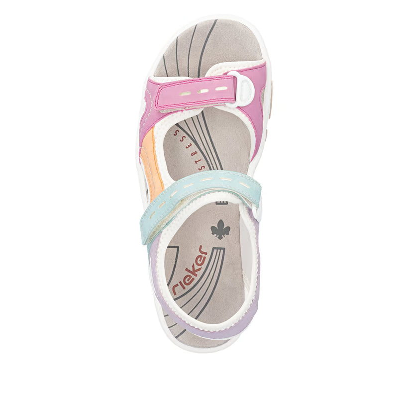 Rieker 68866-92 multi sandal