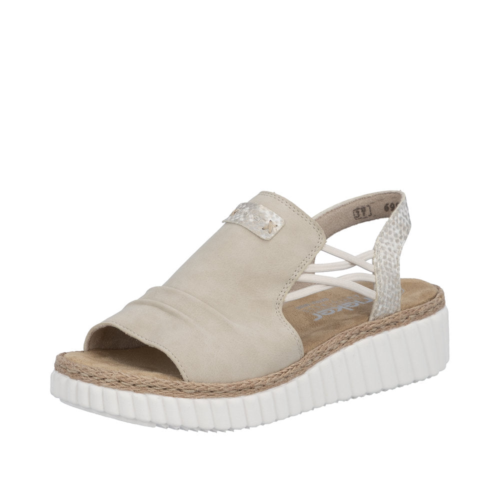 Rieker Beige Sandal 69262-62