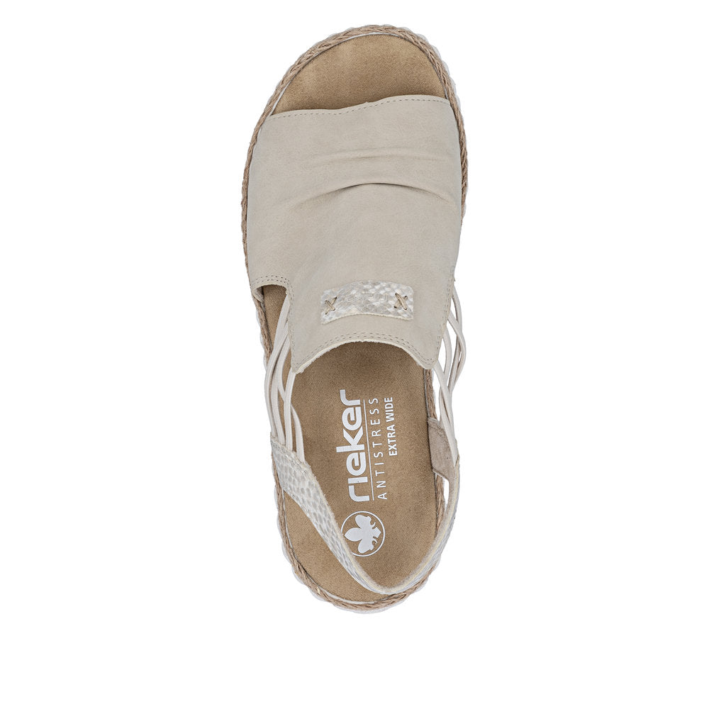 Rieker Beige Sandal 69262-62