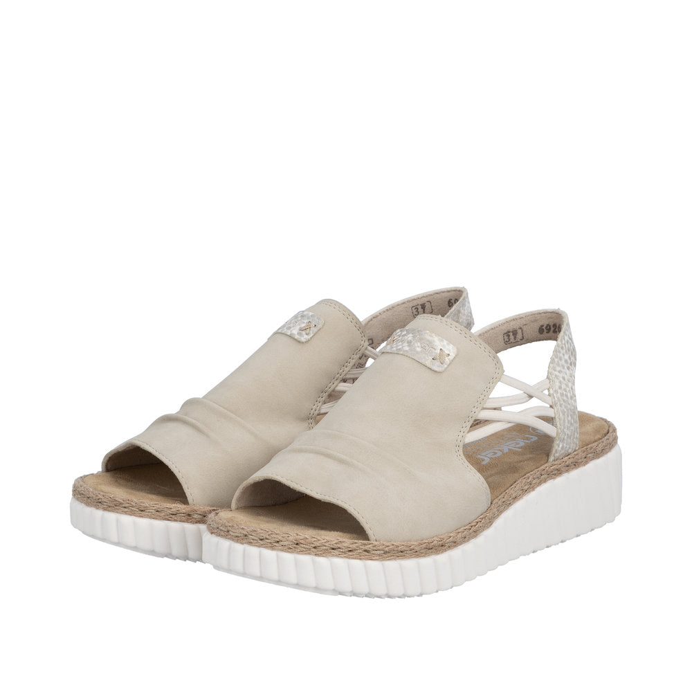 Rieker Beige Sandal 69262-62