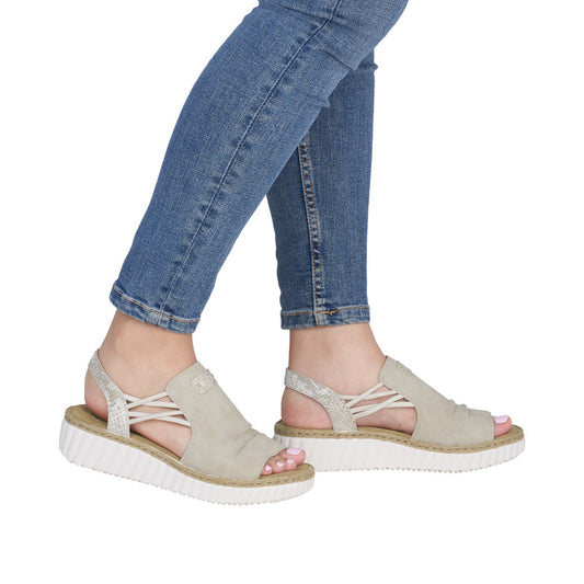 Rieker Beige Sandal 69262-62