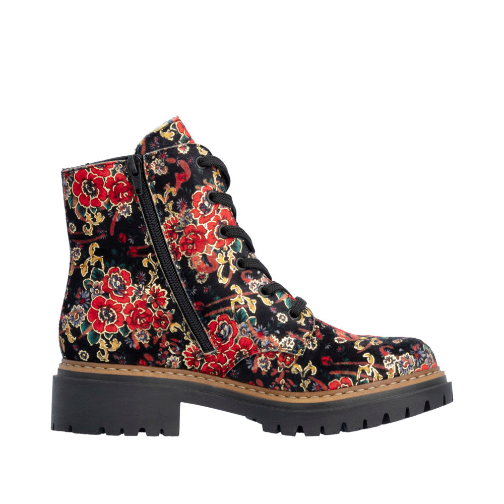 Rieker Floral Boot 72617-90