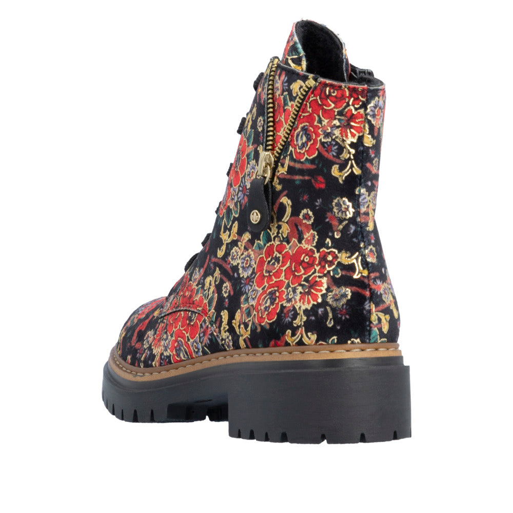 Rieker Floral Boot 72617-90