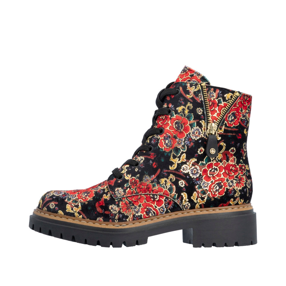 Rieker Floral Boot 72617-90