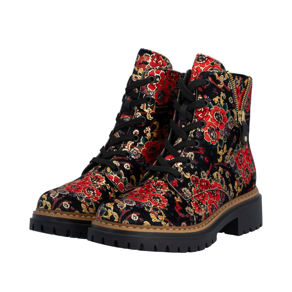 Rieker Floral Boot 72617-90