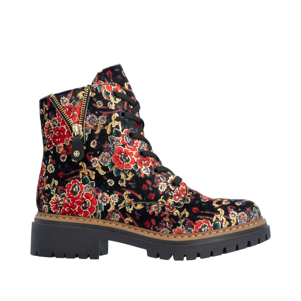 Rieker Floral Boot 72617-90